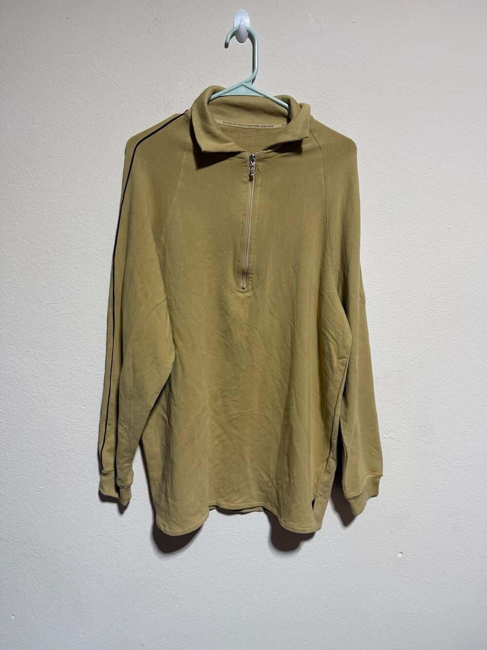 Vintage Givenchy for Singapore Airlines Quarter Zip Pullover Size M
